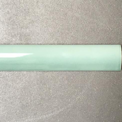     Pencil glossy green glanzend bullnose 1 afgewerkte kant 3 x 15 cm
