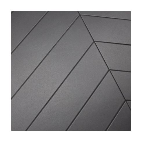     Chevron XL zwart antraciet mat Hongaarse punt lang smal LINKS 9,8 x 52,2 cm vloer-en wandtegel per 0,45 m2
