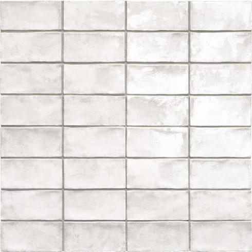     Cloudy white wit mat met glans wandtegel 7,5 x 15 cm per 0,5 m2
