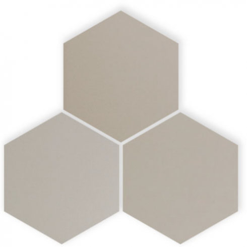     Hexagon mat grijs taupe greige mix 14 x 16 cm vloertegel & wandtegel per 0,43 m2
