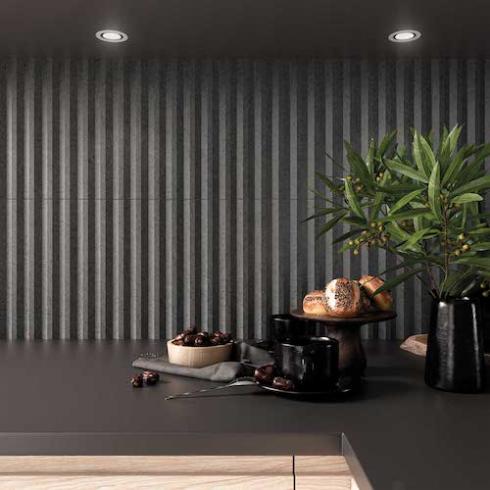    Stripes graphite antraciet stonelook wandtegel 7,5 x 30 cm per 0,29 m2
