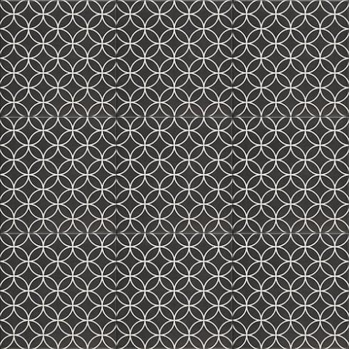     Circle of Life black keramische wand-en vloertegel 20 x 20 cm R10 per m2
