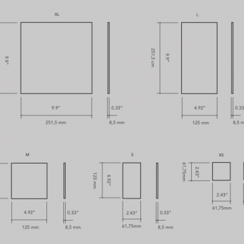     Unlimited S chalk gebroken wit mat strakke vloertegel wandtegel 6,2 x 12,5 cm per 0,433 m2
