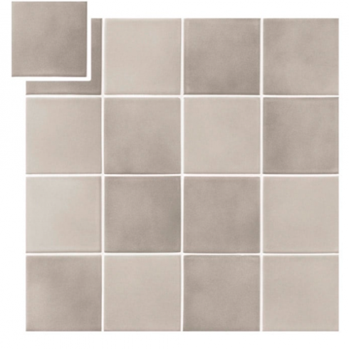     Zwembad en douche antislip R11 vloertegel beige taupe grijs mix 10 x 10 cm per 0,5 m2
