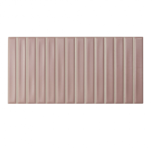     Small stripes roze mat wandtegel 12,5 x 25 cm per 0,438 m2
