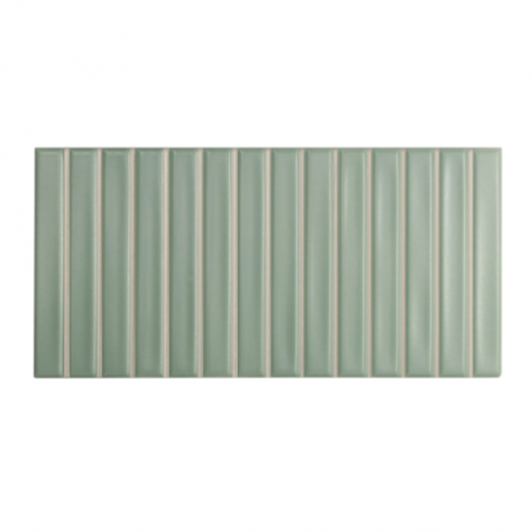     Small stripes mint groen mat wandtegel 12,5 x 25 cm per 0,438 m2
