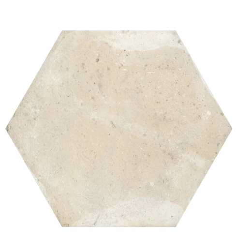     Hexagon Terracotta look zandkleur mat 14 x 16 cm per 0,44 m2
