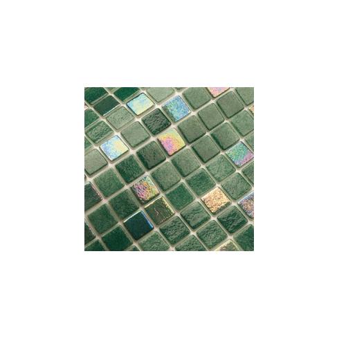     PS IRIS groen Danubio mozaiek mix donkergroen parelmoer 2,5 x 2,5
