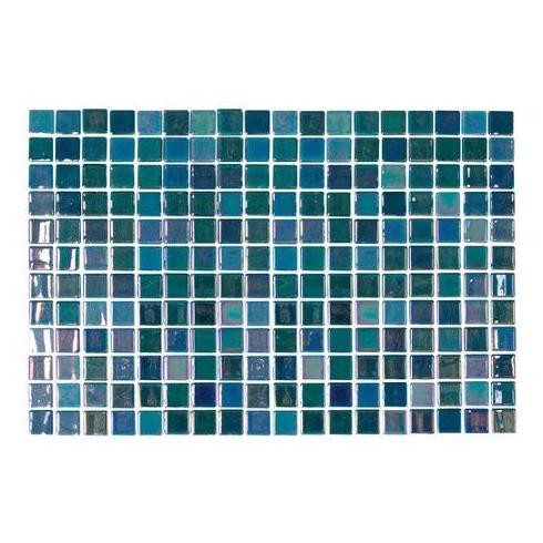     Opaal donker zeeblauw mozaïek 2,5 x 2,5 cm per m2

