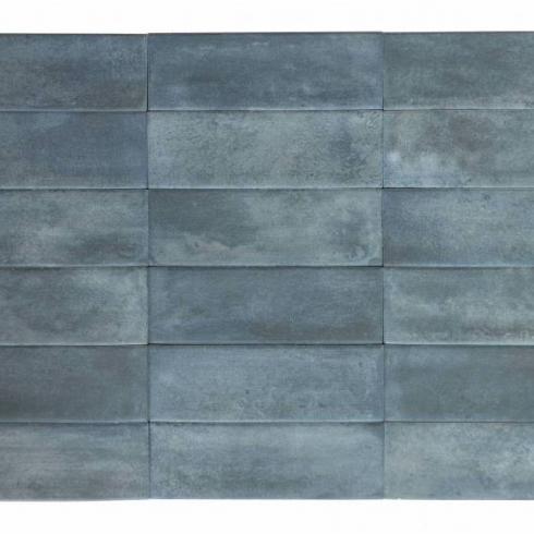     Bejmat look Fez mat blauw 5x15cm wand- en vloertegel per 0,45m2
