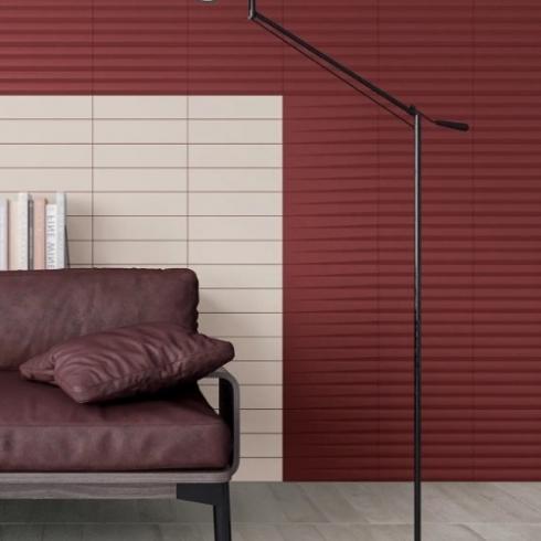     Liso XL to stripes ossenrood wandtegel 7,5 x 30 cm per 0,4 m2
