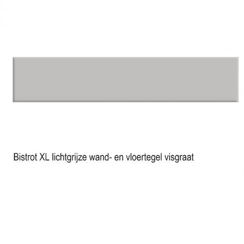 
    Bistrot XL visgraattegel lichtgrijs mat 9,9 x 49,2 cm per 0,73m2

