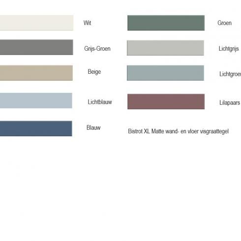 
    Bistrot XL visgraattegel grijs-groen 9,9 x 49,2 cm per 0,73m2

