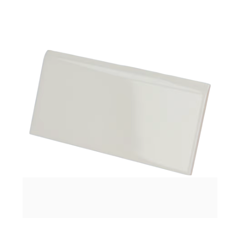     Bullnose liso glanzend creme wandtegel 7,5 x 15 cm per stuk
