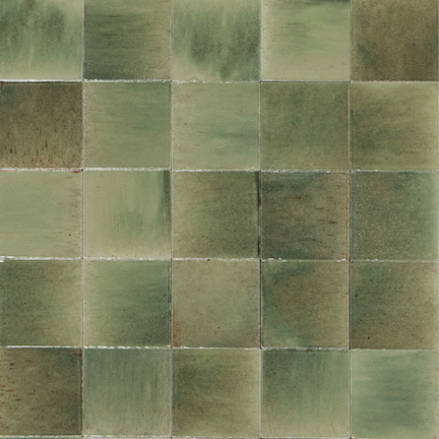     zellige look Sicilie limoen groene mix 10 x 10 cm per 0,68 m2
