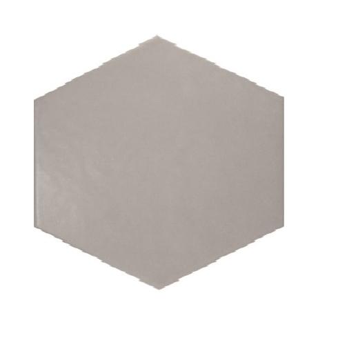     Hexagon taupe grijze mat wand- en vloertegel 17,5 x 20 cm per 0,7 m2
