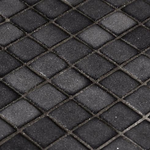     Zwart mat mozaïek 2,5 x 2,5 cm op matje per m2
