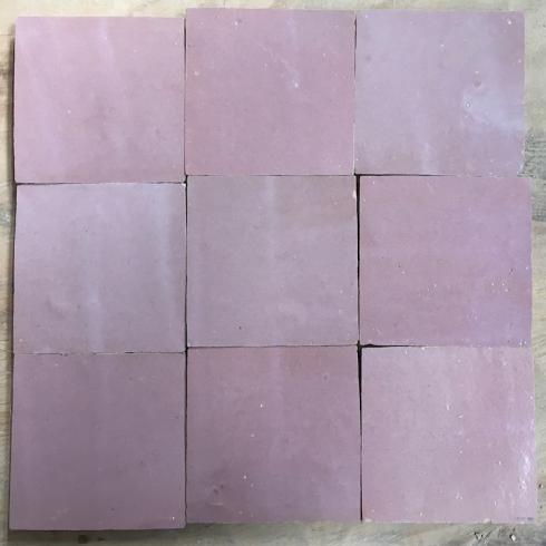     Zelliges Qarmida roze 05 gemêleerd 10 x 10 cm per 0,5 m2
