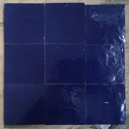     Zelliges Qarmida kobaltblauw 35 gemêleerd 10 x 10 cm per 0,5 m2
