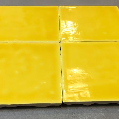    Nougat yellow mix gele wandtegelmix in 11,5 x 11,5 cm per 0,38 m2
