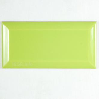 Metrotegel groen pistache glanzend 7,5 x 15,2 cm