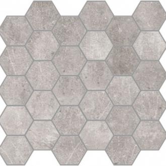 Modern Age Grey hexagon grijs mat 5 x 5 cm per 0,63 m2