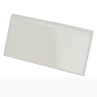     Bullnose liso glanzend creme wandtegel 7,5 x 15 cm per stuk
