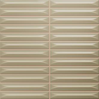     Small stripes Arcade olijfgroene glanzend stripes wandtegel 20 x 20 cm  per m2
