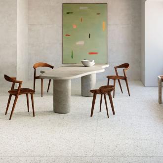 Terrazzo granitolook wand- en vloertegel lichte tint 60x60cm